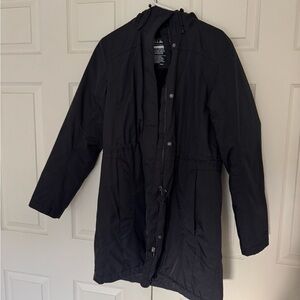 Black L.L. Bean Mountain Pile Fleece Women’s Coat size small